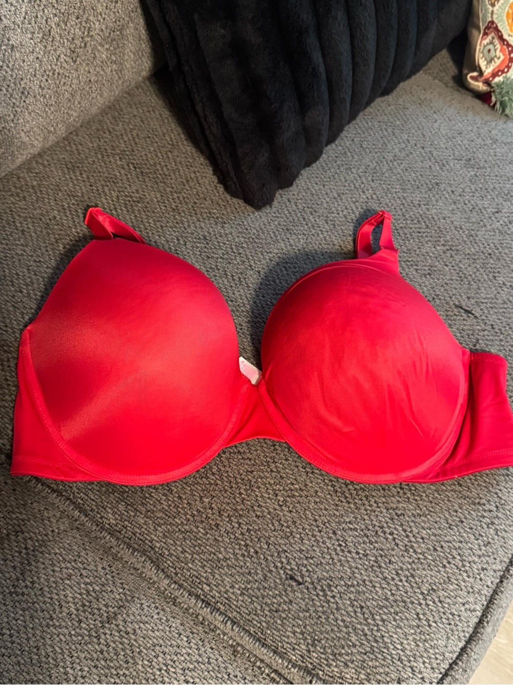 PINK Victoria's Secret Bright Red Wear Everywhere Push Up Bra